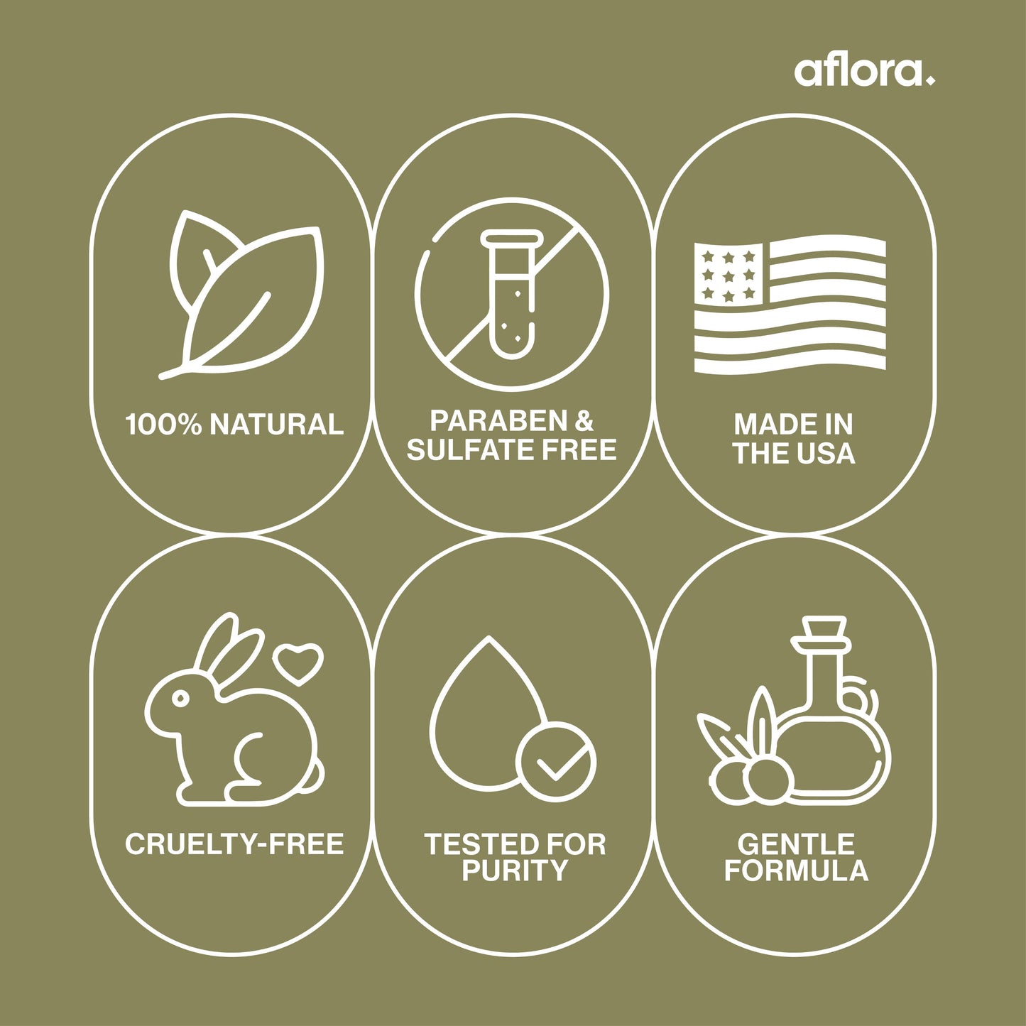 Aflora Castor Oil Botanical Stick for fuller, longer, and thicker lashes and brows.